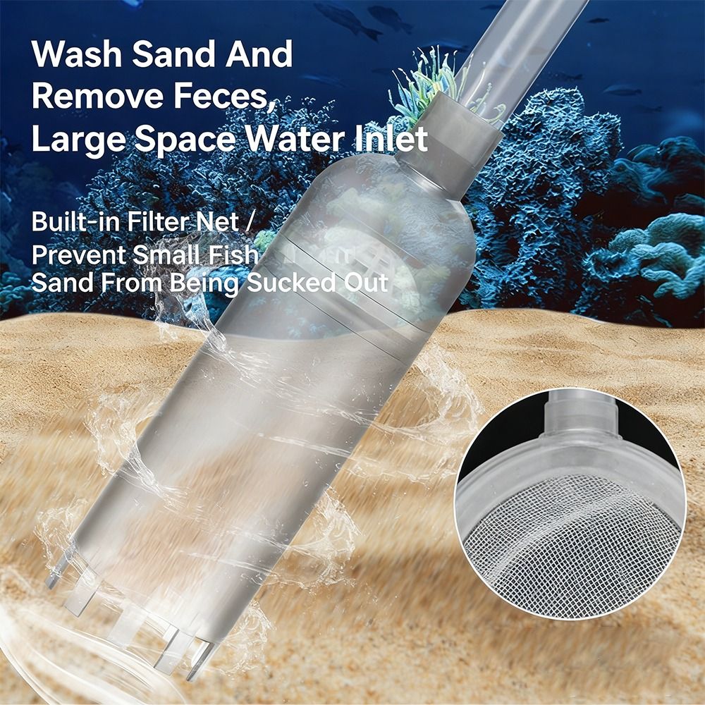 Aquael Filter Fzn - Yeni Sifon Akvaryum Çakıl Temizleyici Pompa
