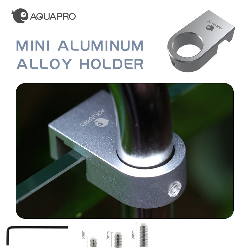 Aquarium Planted Tank Filter - Akvaryum Mini Alüminyum Alaşımlı Tutucu Sabitleme